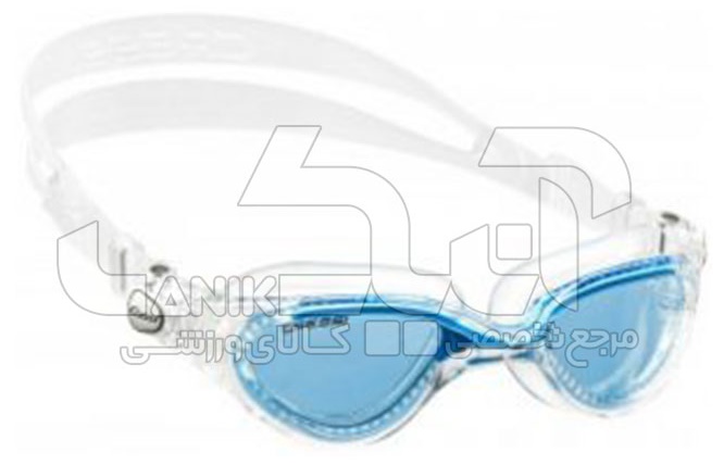 عکس عینک شنا با شیشه آبی