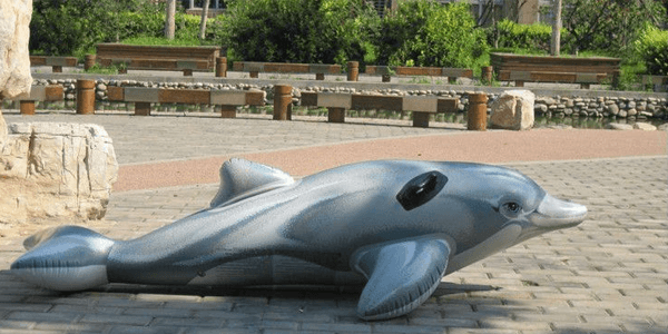 شناور بادی کودک طرح دلفین intex